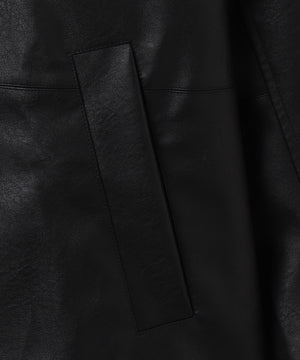 シンセティック合皮カーコート