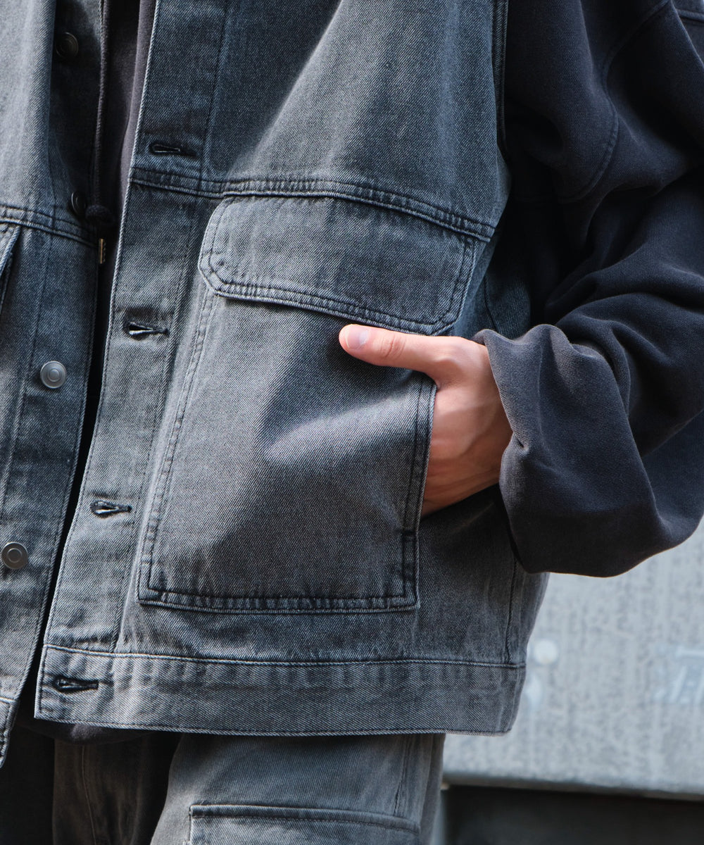 デニムブラック モデル：180cm L着用