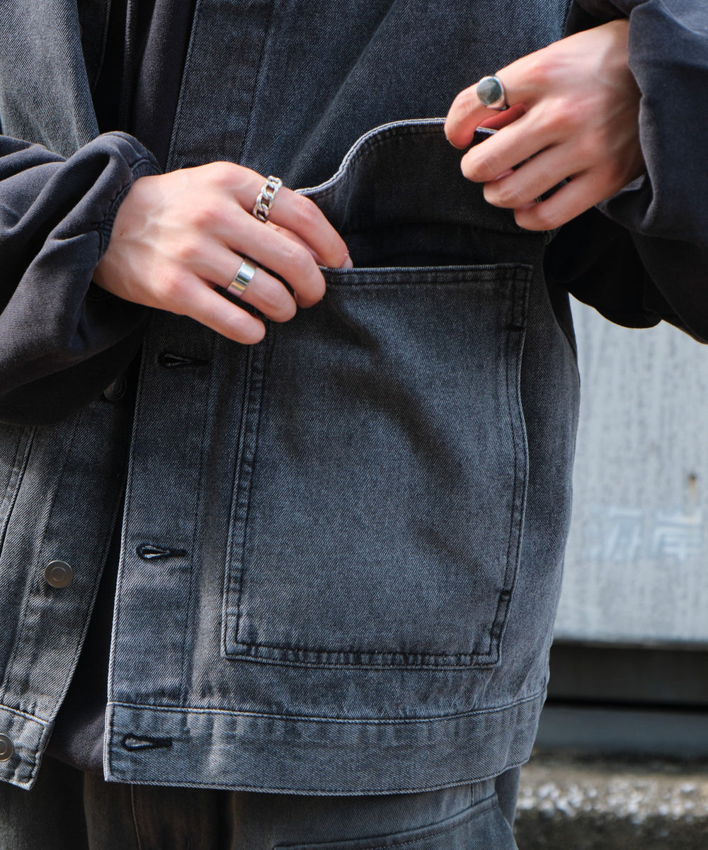 デニムブラック モデル：180cm L着用