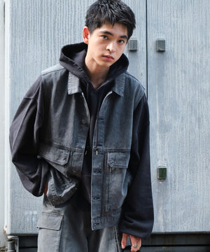 デニムブラック モデル：180cm L着用