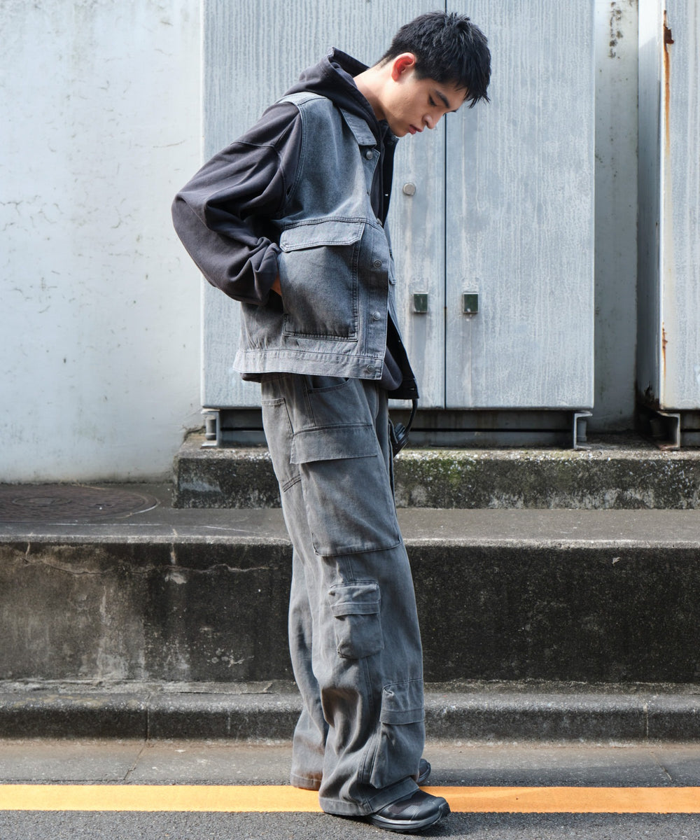 デニムブラック モデル：180cm L着用