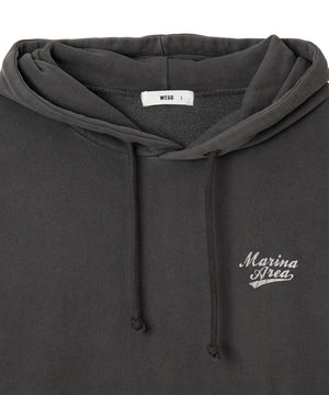 ピグメントグラフィックプルパーカー