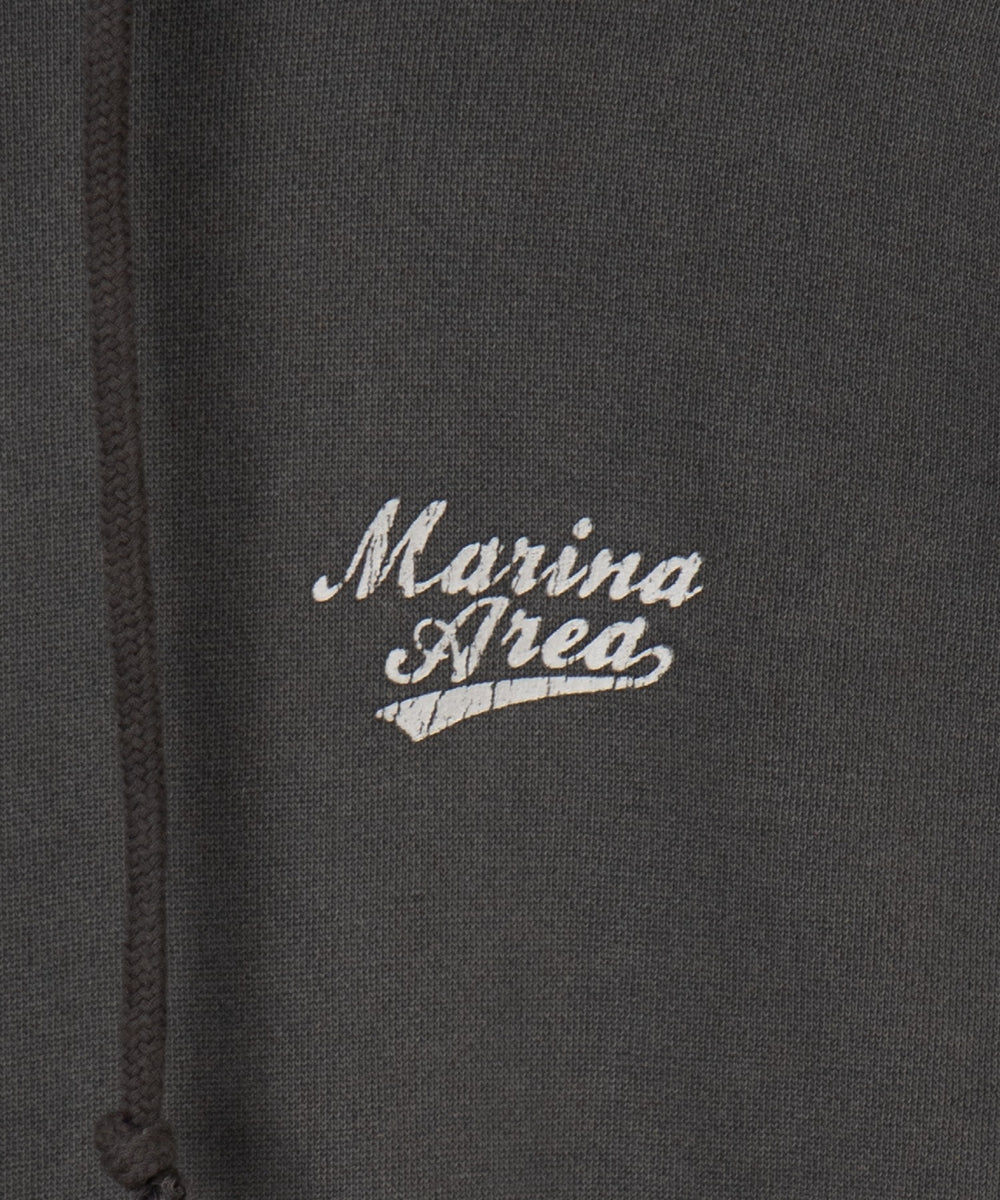 ピグメントグラフィックプルパーカー