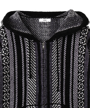 ベロアモールジップパーカー