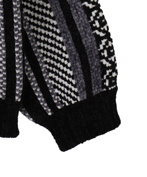 ベロアモールジップパーカー