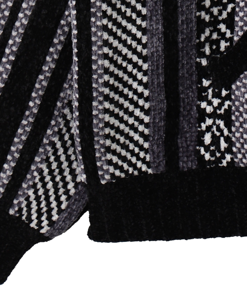 ベロアモールジップパーカー