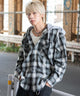 ブラックチェック1 モデル：175cm L着用