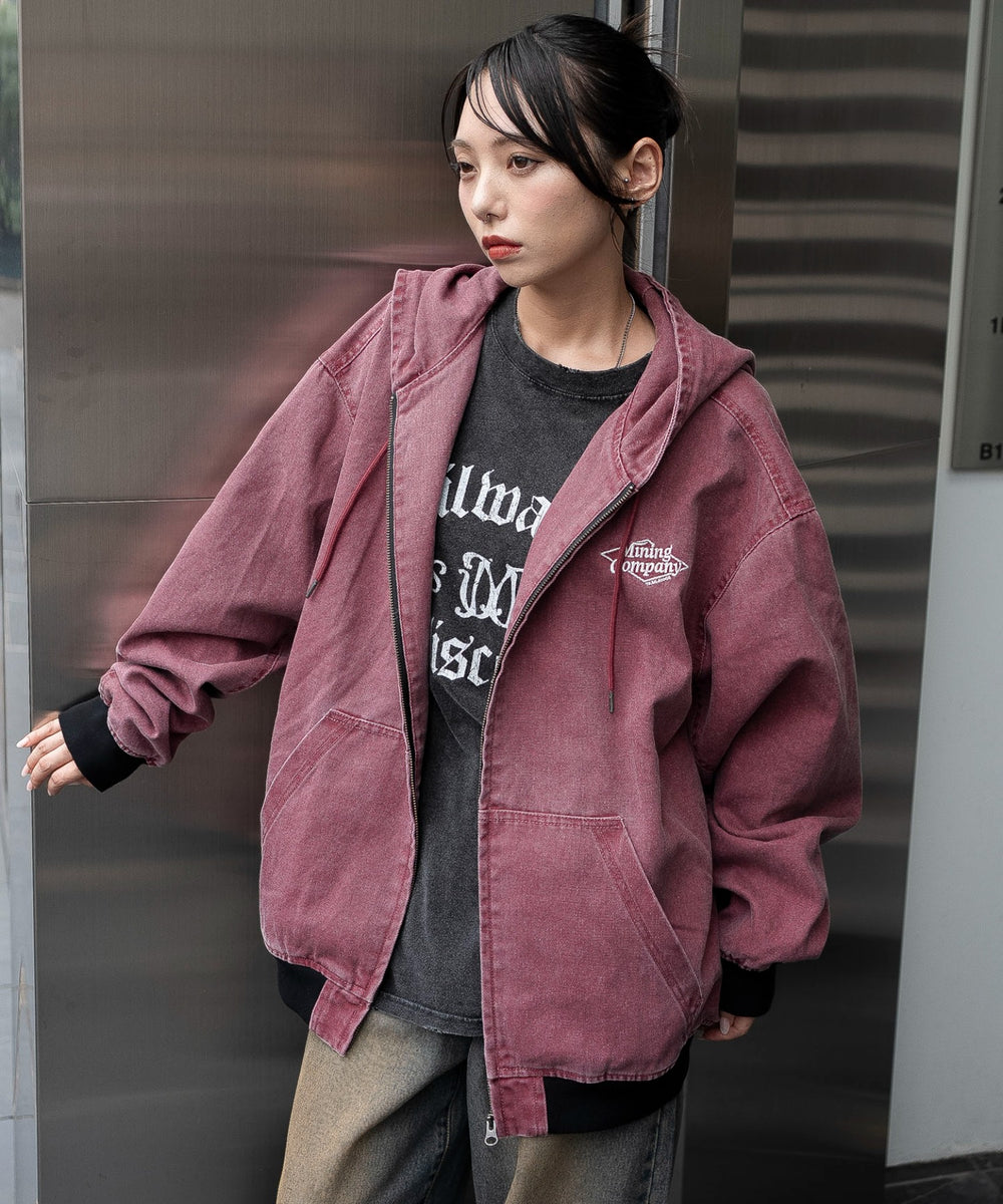 ワイン　モデル：159cm L着用