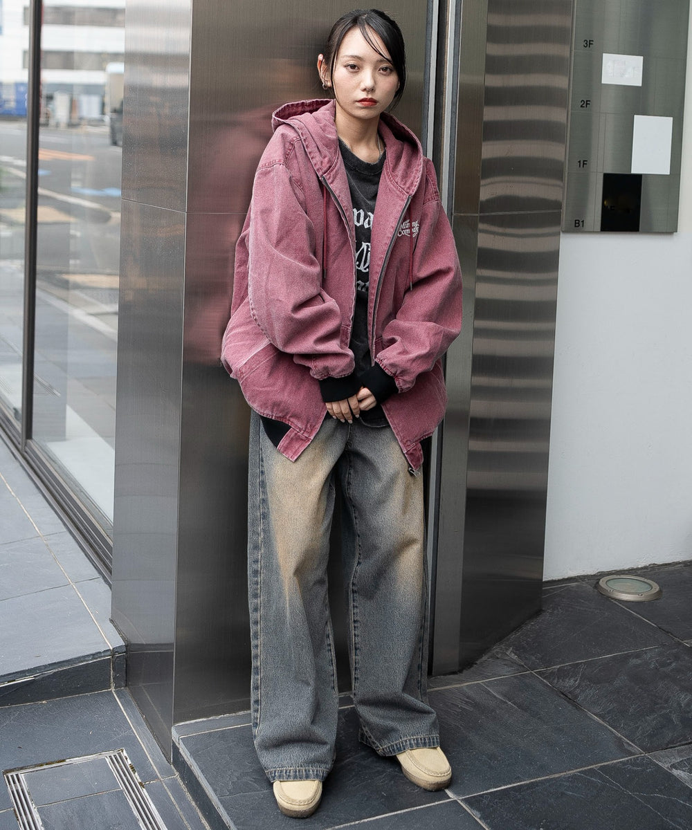 ワイン　モデル：159cm L着用