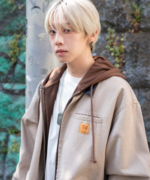 ベージュ モデル：175cm L着用