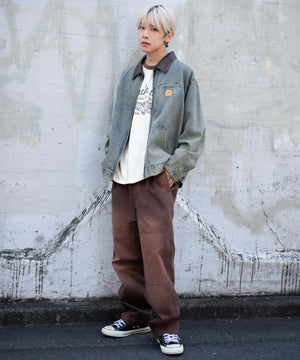 デニム淡加工 モデル：175cm L着用