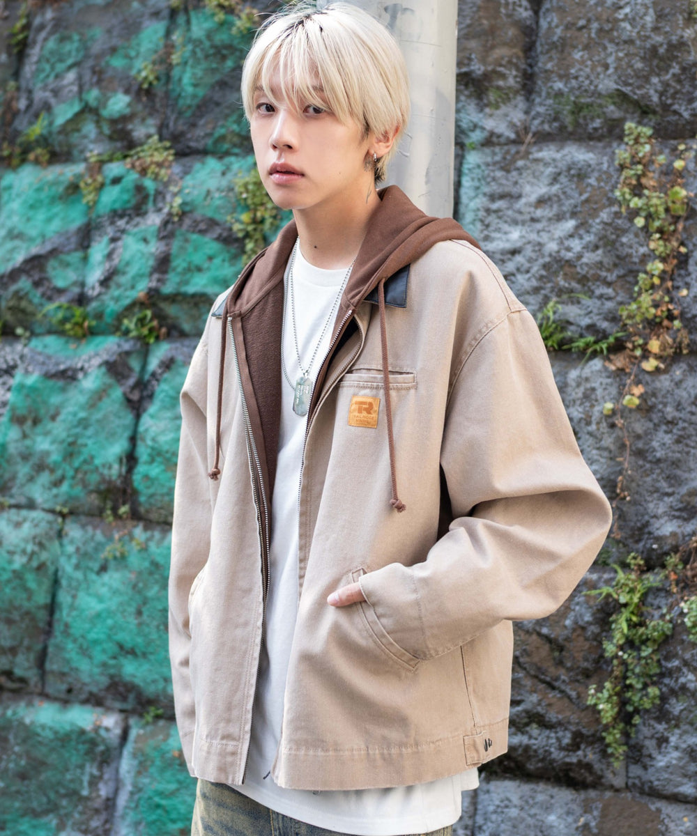 ベージュ モデル：175cm L着用