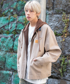 ベージュ モデル：175cm L着用