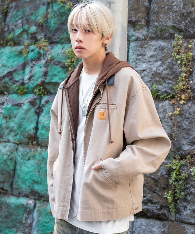 ベージュ モデル：175cm L着用