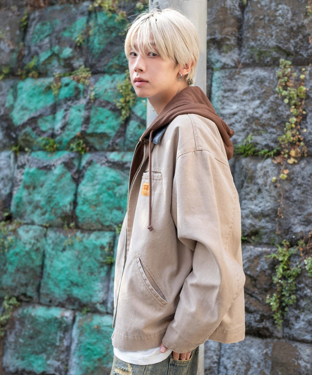 ベージュ モデル：175cm L着用