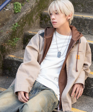 ベージュ モデル：175cm L着用