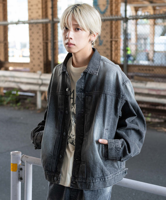 デニムブラックソノタ モデル：175cm L着用