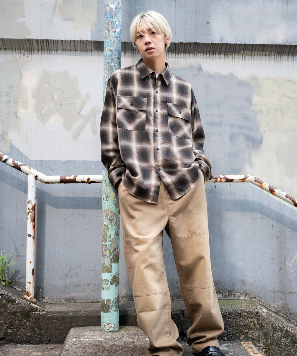 ベージュ モデル：175cm L着用