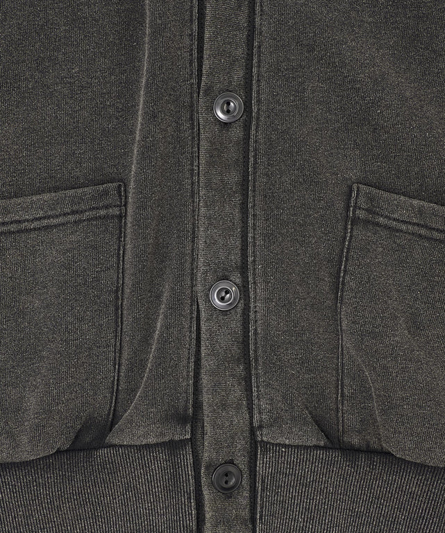 ケミカルスウェットカーディガン