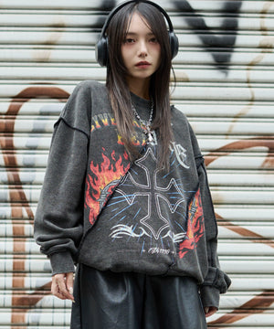 柄１　モデル：159cm M着用