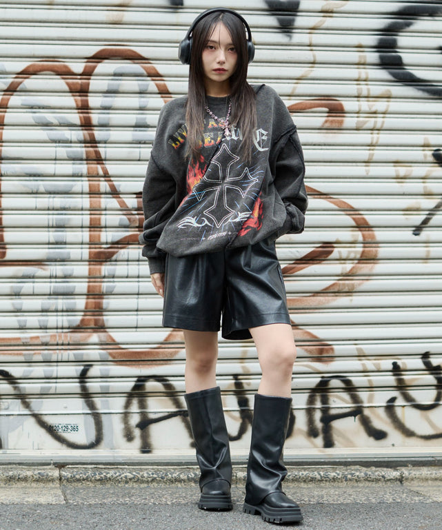 柄１　モデル：159cm M着用