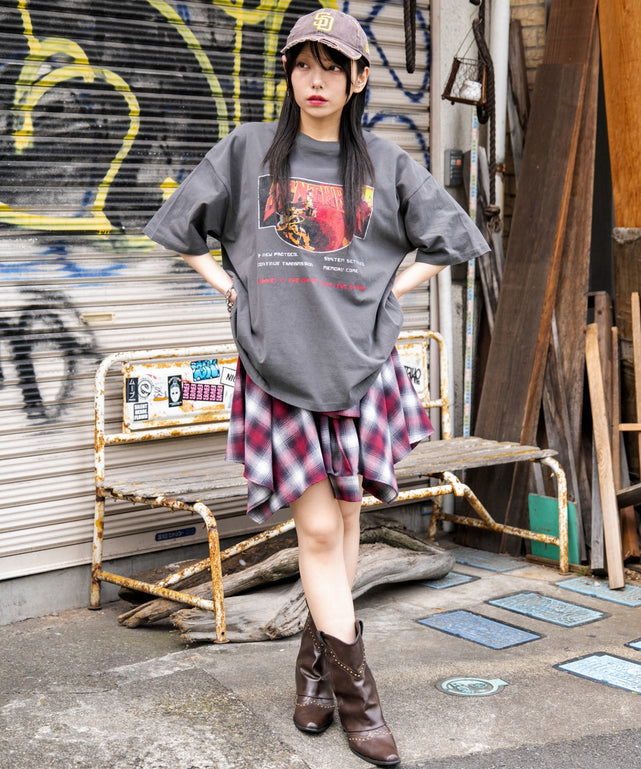 柄9　モデル:159cm M着用