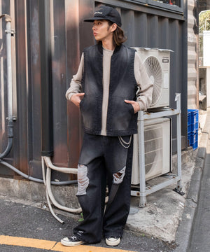 デニムブラックソノタ モデル：175cm F着用