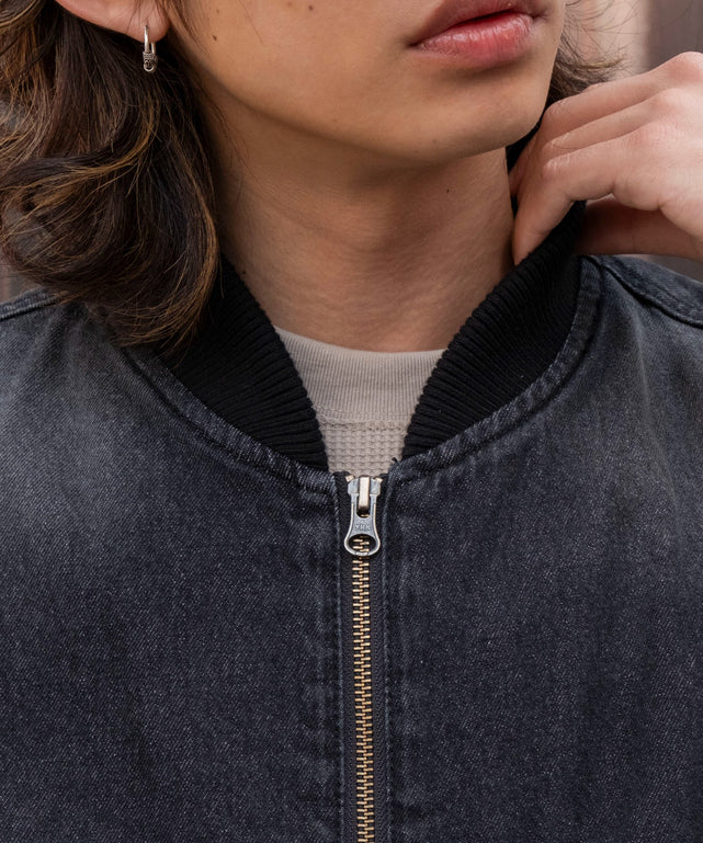 ワーカーズZIPデニムベスト