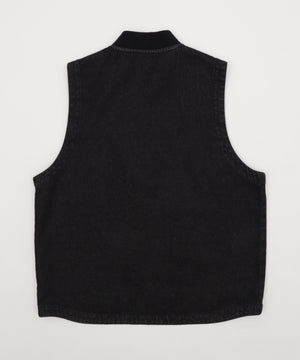 ワーカーズZIPデニムベスト