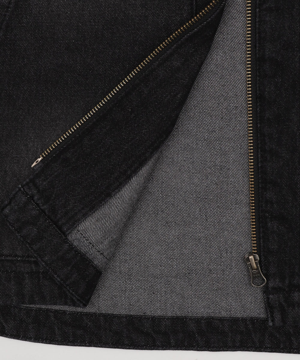 ワーカーズZIPデニムベスト
