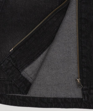 ワーカーズZIPデニムベスト