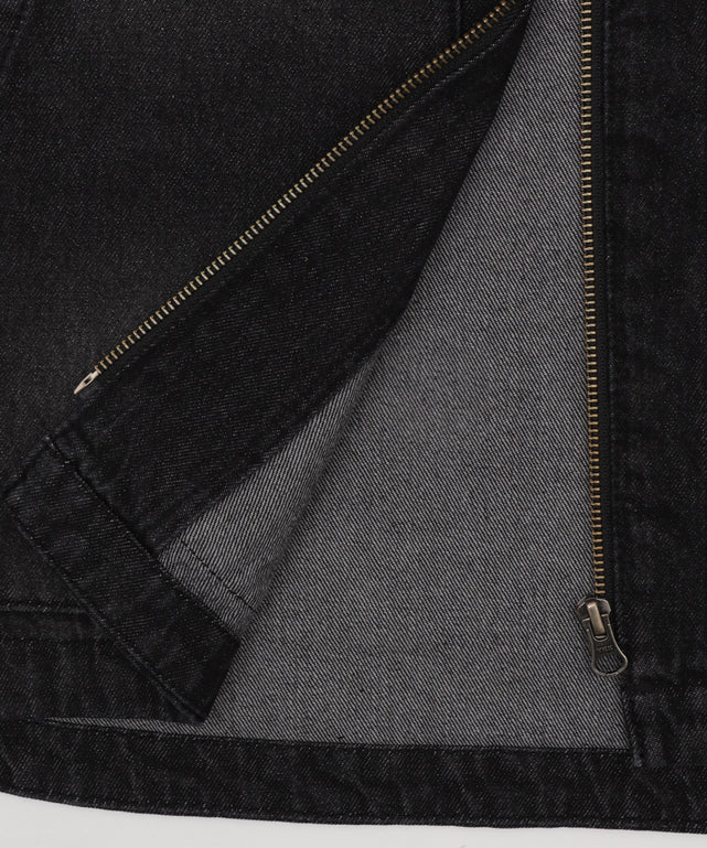 ワーカーズZIPデニムベスト