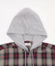 オンブレチェックフードシャツ（SS）