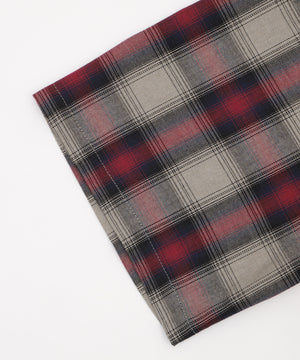 オンブレチェックフードシャツ（SS）