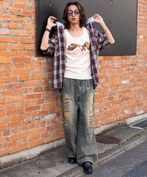 オフホワイト　モデル:175cm L着用