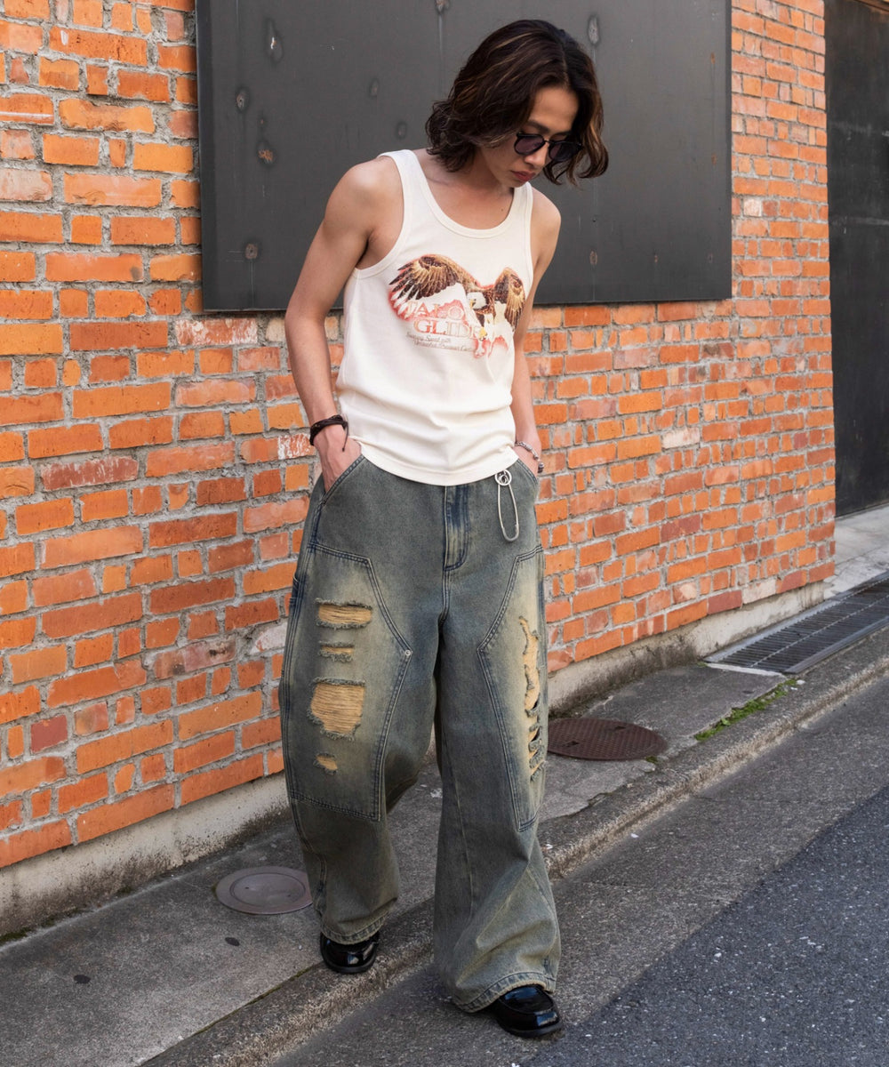 オフホワイト　モデル:175cm L着用