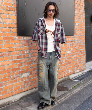 オフホワイト　モデル:175cm L着用