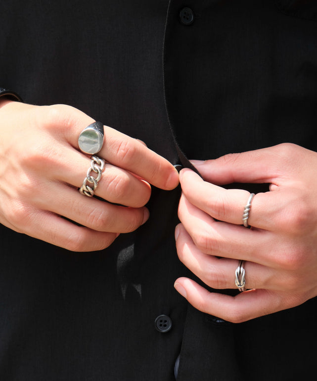 オープンカラーグラフィックシャツ（SS）