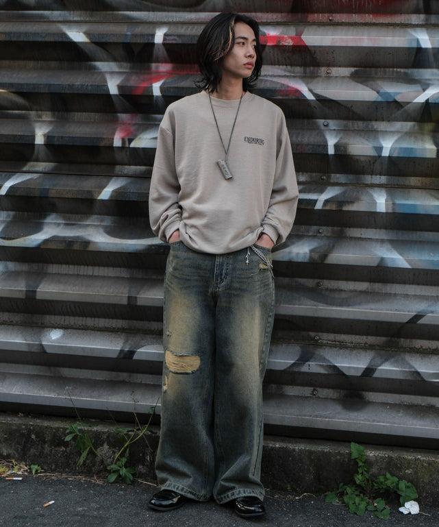 ベージュソノタ　モデル:175cm L着用