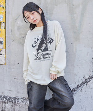 オフホワイト　モデル:159cm L着用