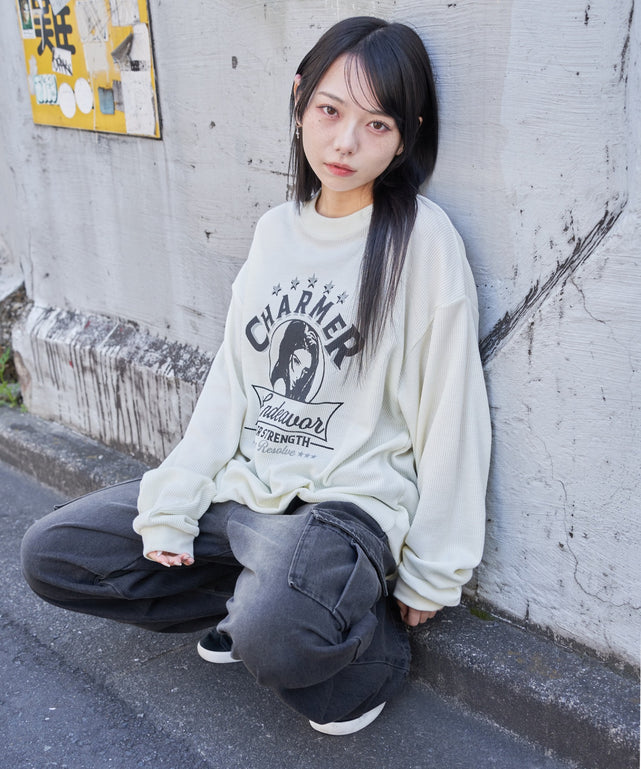 オフホワイト　モデル:159cm L着用