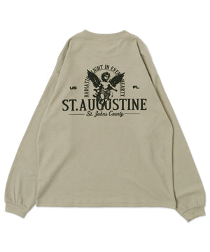 ワッフルグラフィックT（LS）