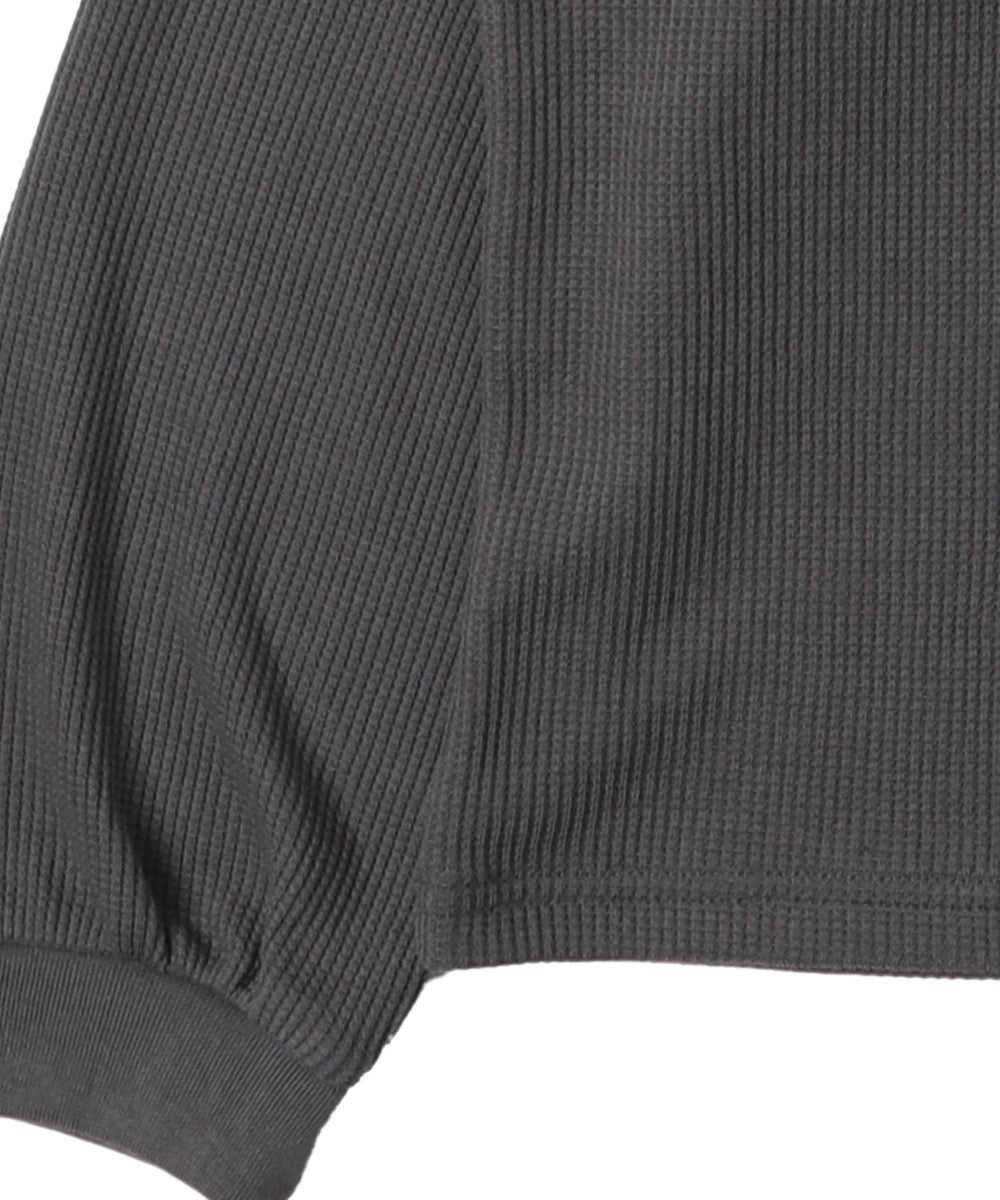 ワッフルグラフィックT（LS）