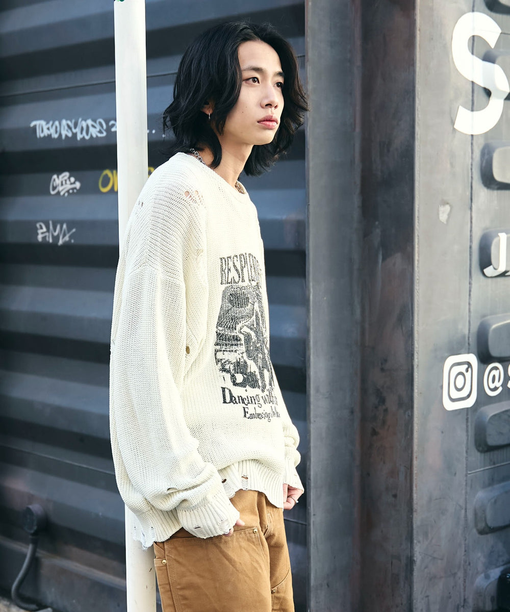 オフホワイト　モデル:175cm L着用