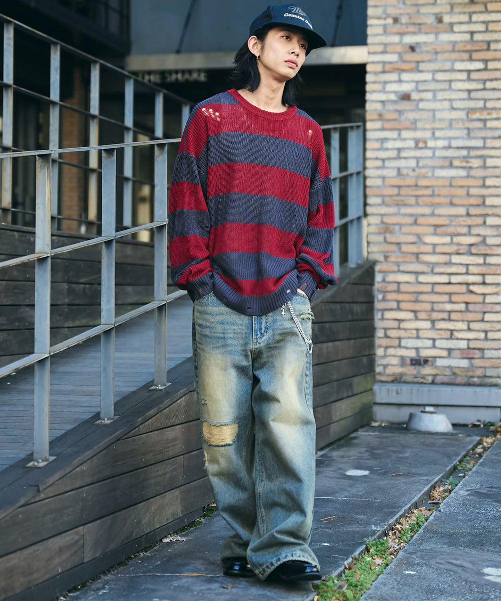 レッドボーダー　モデル:175cm L着用