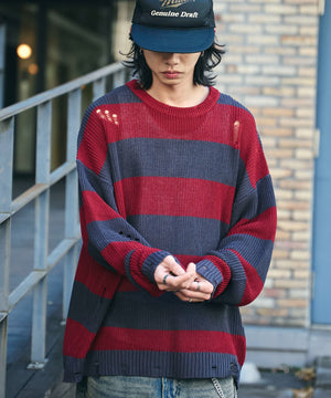 レッドボーダー　モデル:175cm L着用