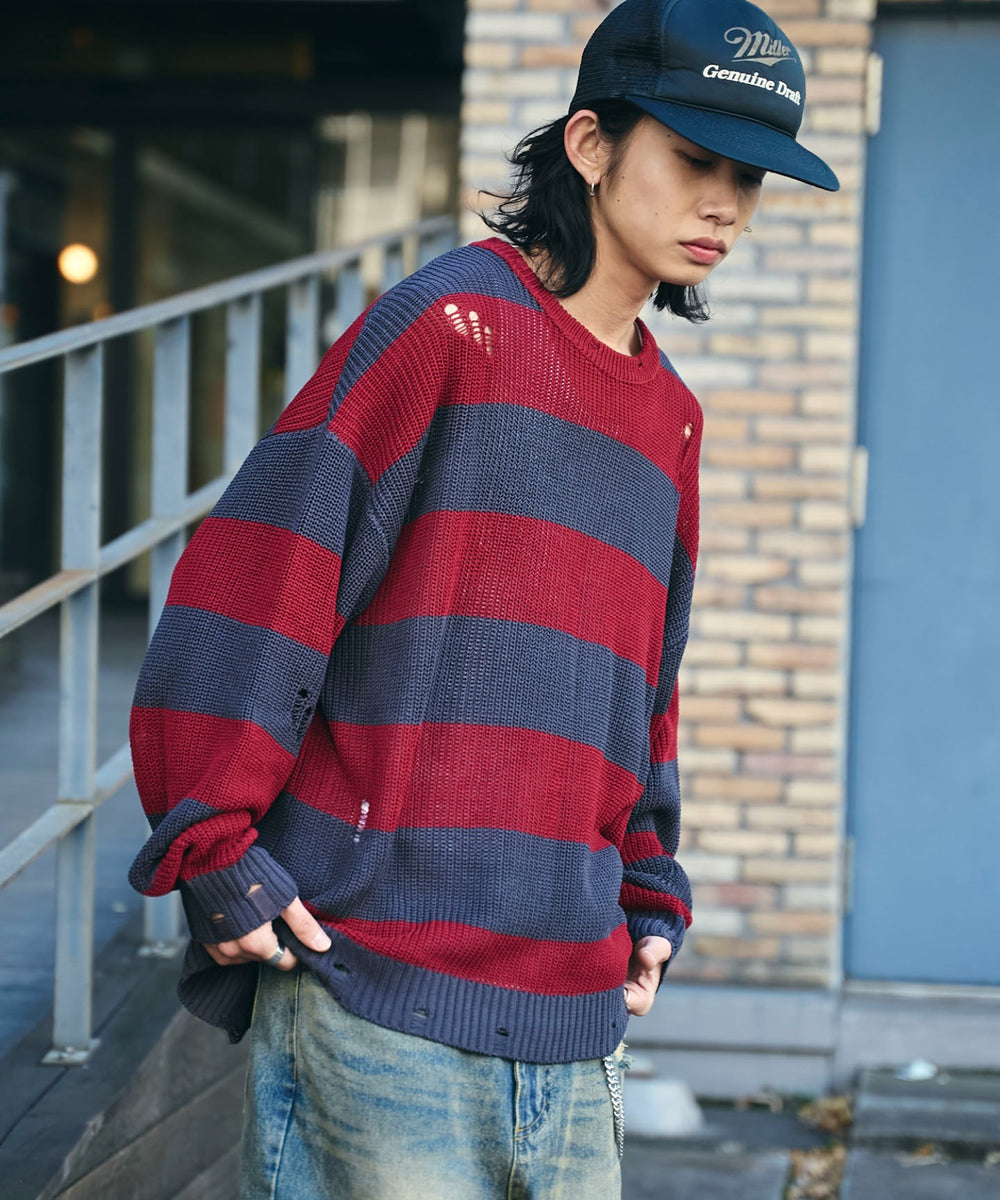 レッドボーダー　モデル:175cm L着用