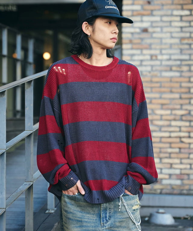 レッドボーダー　モデル:175cm L着用