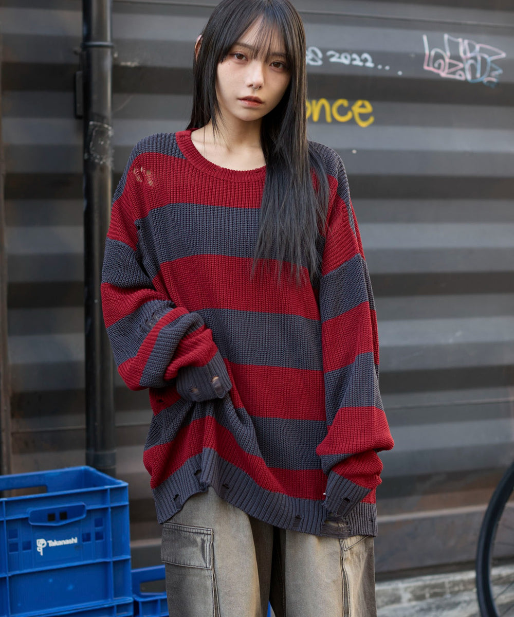 レッドボーダー　モデル:159cm L着用