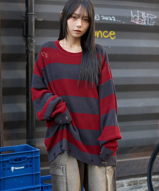 レッドボーダー　モデル:159cm L着用